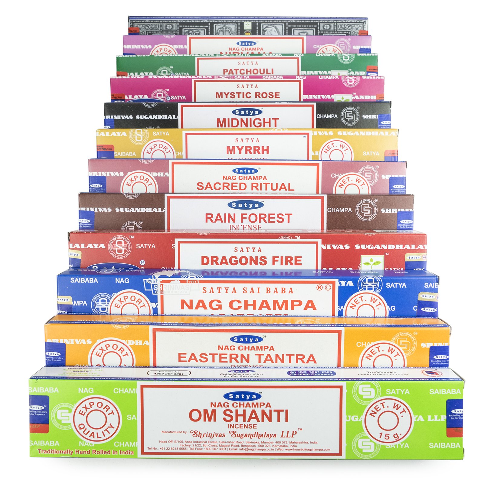 Stamford Incense Sticks, Satya Variety Set, One Size