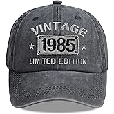 Vintage 2005 1995 1985 1975 1965 1955 1945 1935 1925 Limited Edition Embroidered Adjustable Baseball Cap