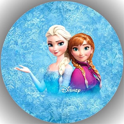 Fondant Tortenaufleger Tortenbild Geburtstag Frozen Die Eiskönigin T98