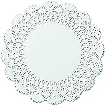 Hoffmaster 500239 Cambrdge Lace Doles Round 12-nch Whte 1000