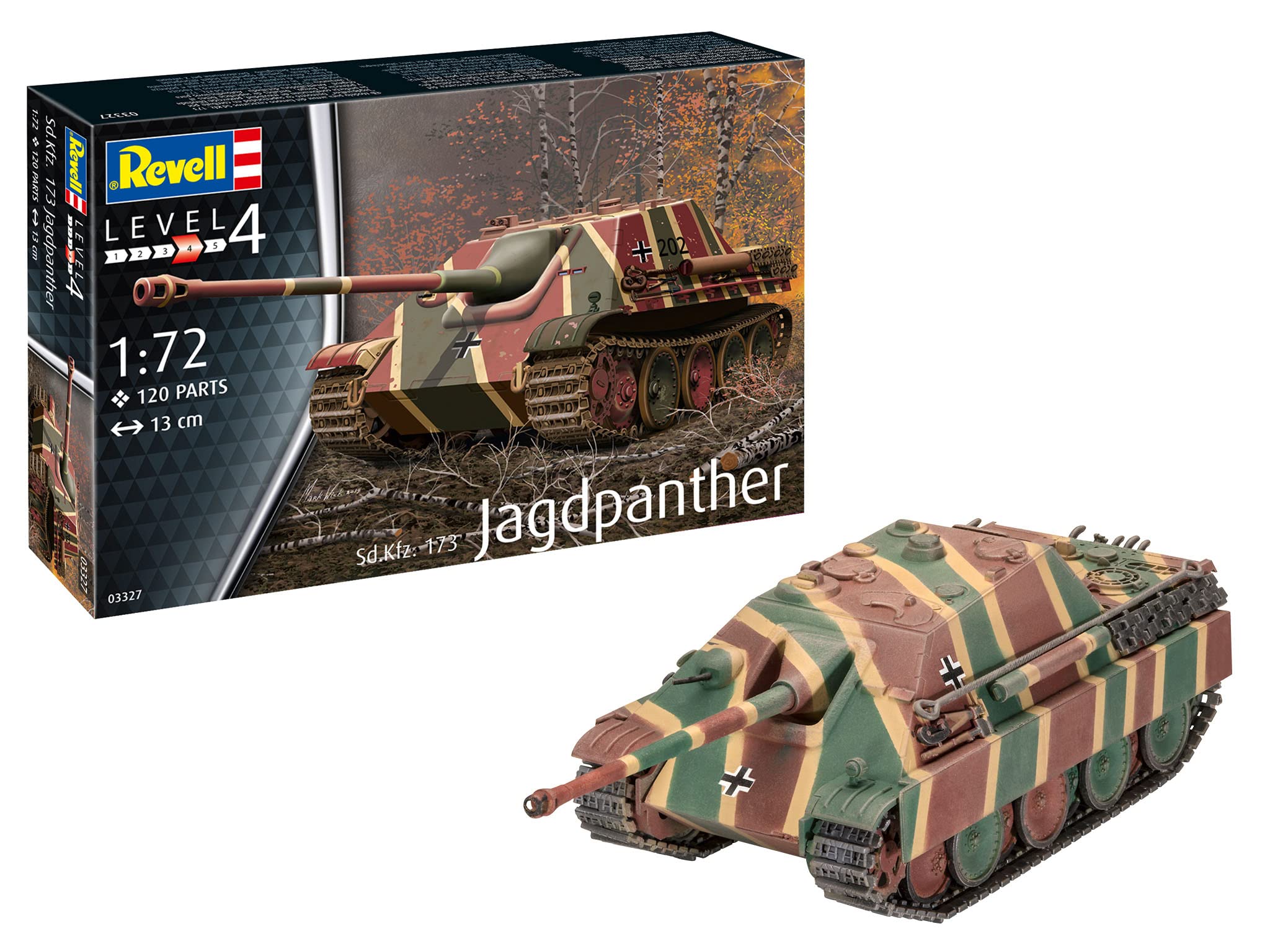 Revell RV03327 Jagdpanther Sd.Kfz.173 1:72 Plastic Model kit