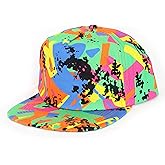 Agora Fresh Prince Snapback Hat Neon 90s Party Cap Costume 80s