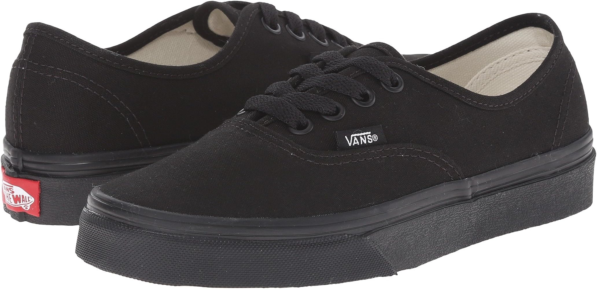 womens vans black authentic trainers