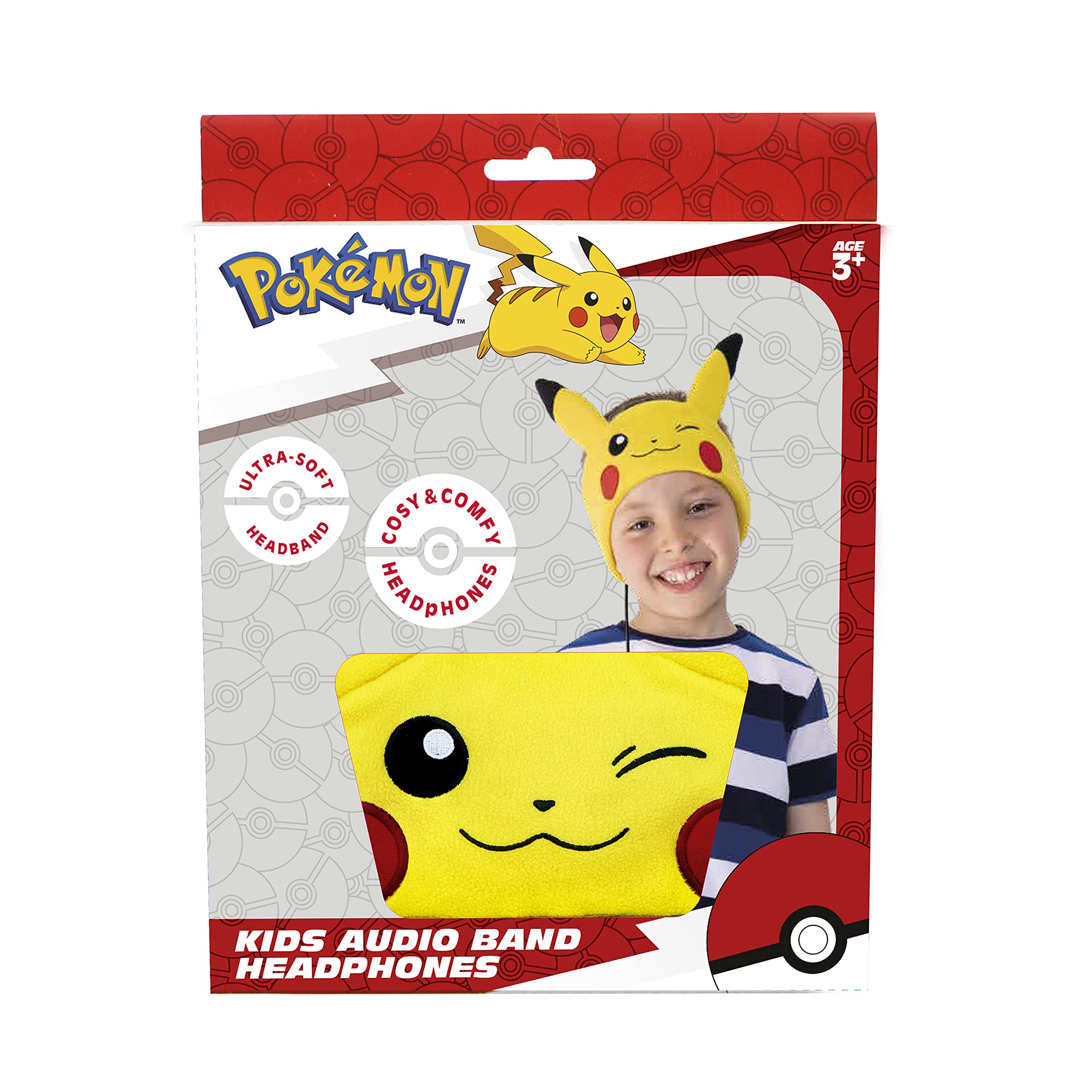 OTL Technologies Children's Pokemon Pikachu Audio Band Wired Headband Headphones Yellowfor ages 3+