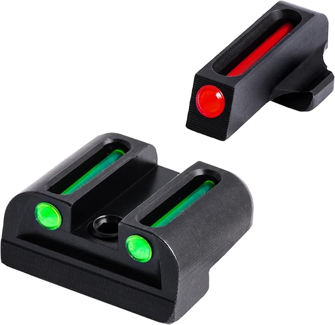 TRUGLO FiberOptic Front and Rear Handgun Sights for Sig