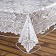 TABLECLOTHSFACTORY 70"X70" Square Clear Vinyl Tablecloth Protector Eco-Friendly Cover for Picnic Banquet