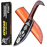 Afhzam Viking Knife With Raven's Head Hilt