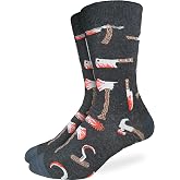 Good Luck Sock Men's Scary, Spooky Halloween Socks, Adult