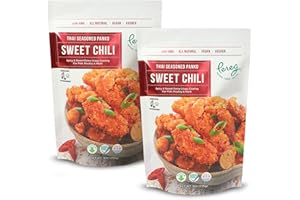 PEREG Panko Japanese Style Toasted Bread Crumbs (9 oz) - Thai Sweet Chilli Flavor - Seasoned & Flavored Bread Crumbs - Add crunch & Crispiness To Your Recipes