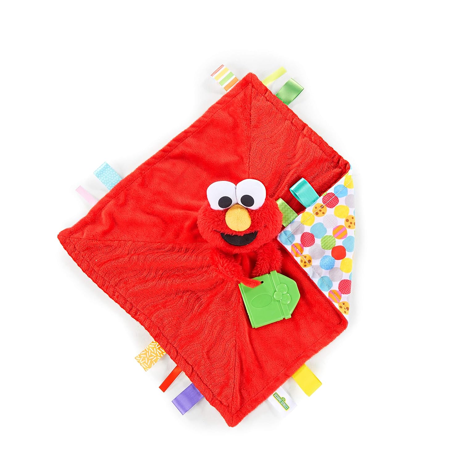 Bright Starts Sesame Street Snuggles with Elmo Baby's First Soothing Blanket, Ages 0-12 Months: Baby