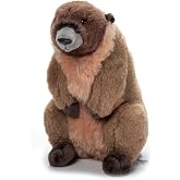 The Petting Zoo Marmot Stuffed Animal Plushie, Wild Onez, Kids Gifts, 12 in | Marmot Realistic by Zoologee. Great Toys for Girls and Boys. Plush Gifts for Kids