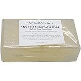 Organic Oil Clear Glycerin - 2 Pound Melt and Pour Soap Base - Our Earth's Secrets