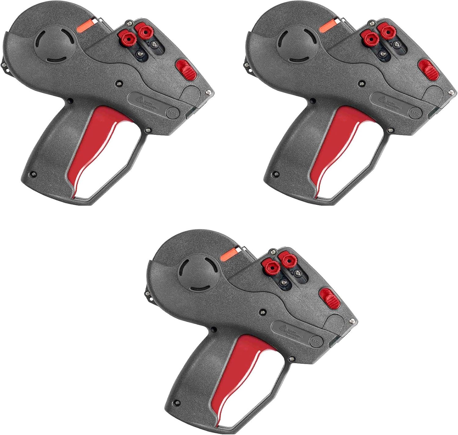 Monarch 925082 Pricemarker, Model 1136, 2-Line, 8 Characters/Line, 5/8 x 7/8 Inches, Label Size, Black/Red : Monarch Price Gun : Office Products