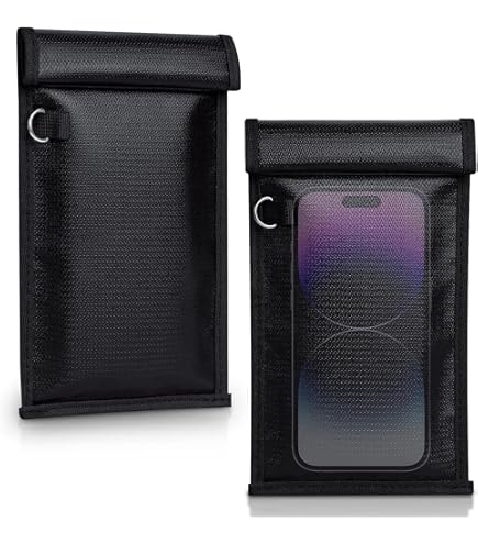RADIHALT EMF-Schutz Faraday Tasche - Blockiert Handy Strahlung, WLAN, 5G & RFID Signale