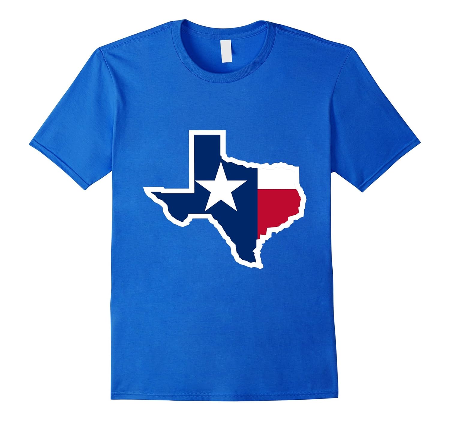 Texas Map T Shirt Graphic Tee State Star Flag Red White Blue-anz