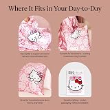 Kitsch Hello Kitty Satin Pillowcase with Zipper King 19x36 Pink Kitty Faces view 6