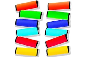 Gowraps Luggage Handle Wrap 12 Pack-Bulk Luggage Handle Wraps For Suitcases Neoprene Handle Wraps/Cover/Grips For Carry on/Bag/Car Travel Accessories For Luggage (Mixed 4.0)