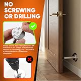 MINISTAR 2Pcs Stainless Steel Adhesive Door Stop Sound Dampening Bumper No Screw view 4