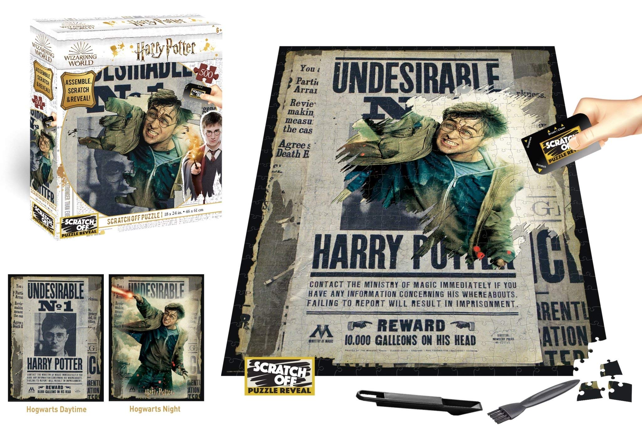 Pirme 3D Harry Potter Wanted Lenticular Puzzle (3D Effect), 500 Pieces