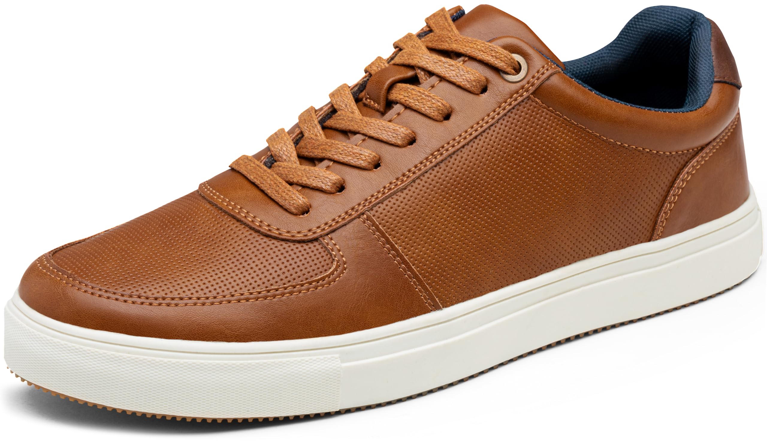 Photo 1 of Jousen Men's Casual Dress Sneakers Mens Casual Shoes Business Casual Shoes for Men(AMY5114A Brown 11)