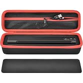 ALKOO Portable Scanner Case for Epson Workforce ES-50 ES-60W and ES-55R | Sponge Cushion, Fits for Epson ES-65WR, DS-30, DS-70 and DS-80W, Mesh Pocket for Cables, Office Travel, Case Only