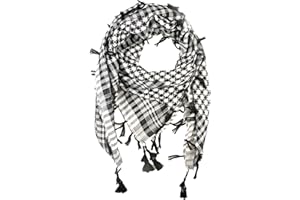 VIVIAN & VINCENT Shemagh Tactical Desert Scarf Keffiyeh Scarf Wrap for Men And Women