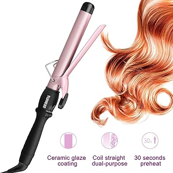 Amazon Com Hxibod Lcd Curling Iron Automatic Portable Curler Air