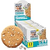 Lenny &amp; Larry's Protein Cookie White Chocolate Macadamia 16g 12 Pack | Vegan Soft-Baked Protein Cookie with 16g Plant Protein, 10g Fiber, Non-GMO Ingredients &amp; White Chocolate Macadamia Flavor