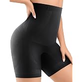 KLVEE Shapewear Shorts Für Damen – Bauchkontrolle, Hoher Bund, Po-Lifting, Oberschenkelformer, Bequem
