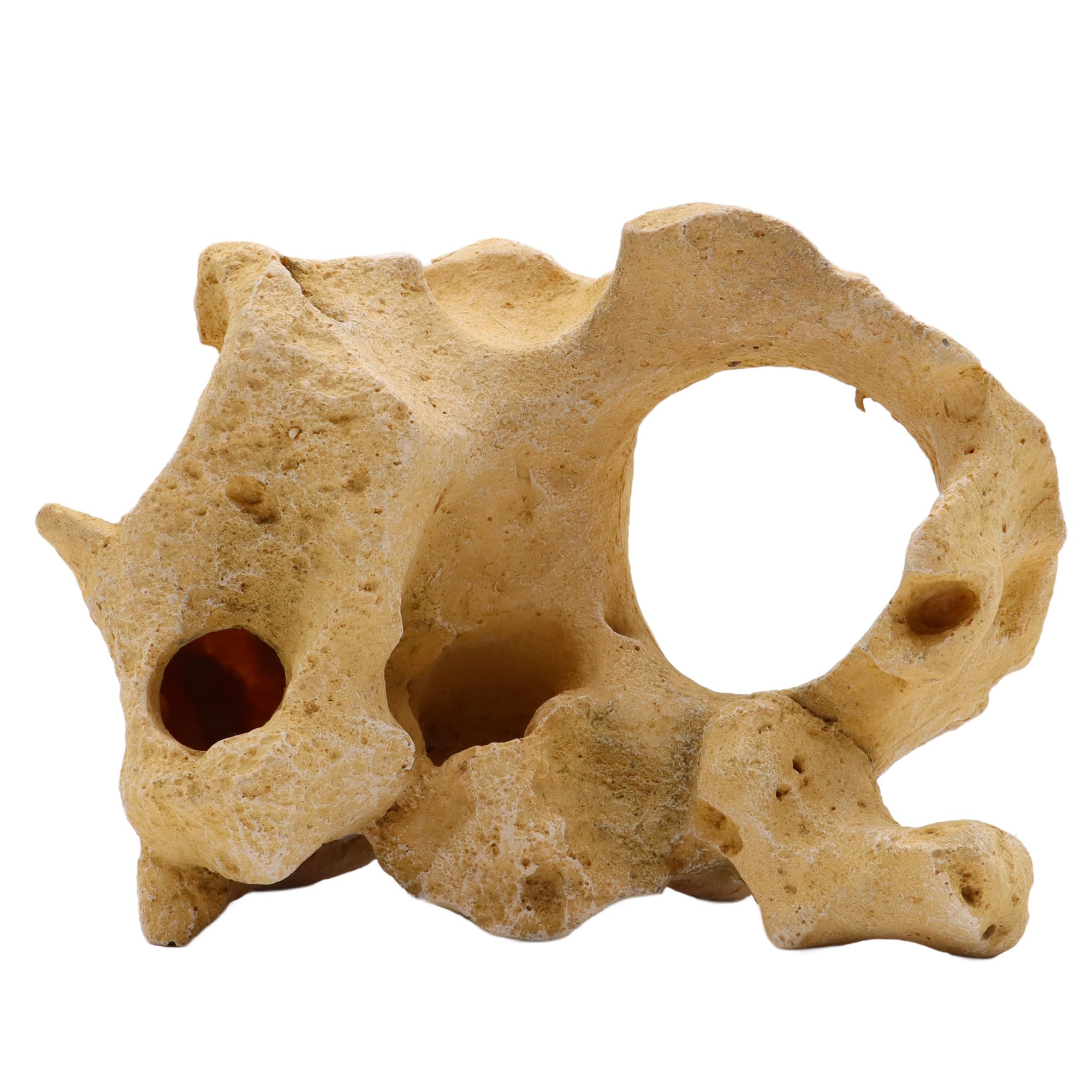 WAVE Gallura Stone with Hole, Medium, Beige
