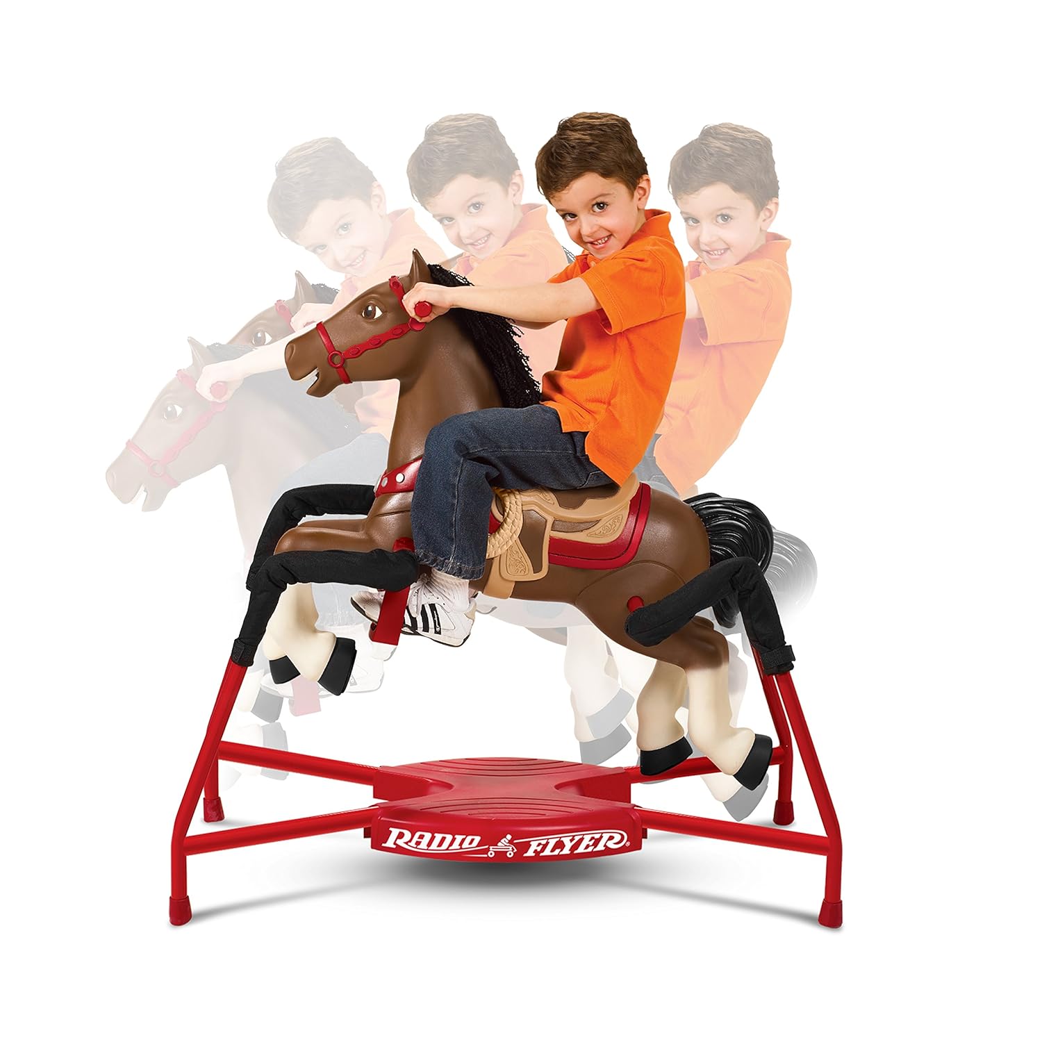 radio flyer freckles interactive rocking horse
