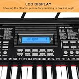Bonnlo GLARRY 61 Key Portable Keyboard Piano with LCD Screen Teaching Modes view 2