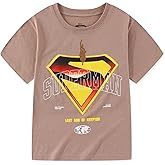 WARNER BROS Superman Boys Short Sleeve T-Shirt for Big Kids