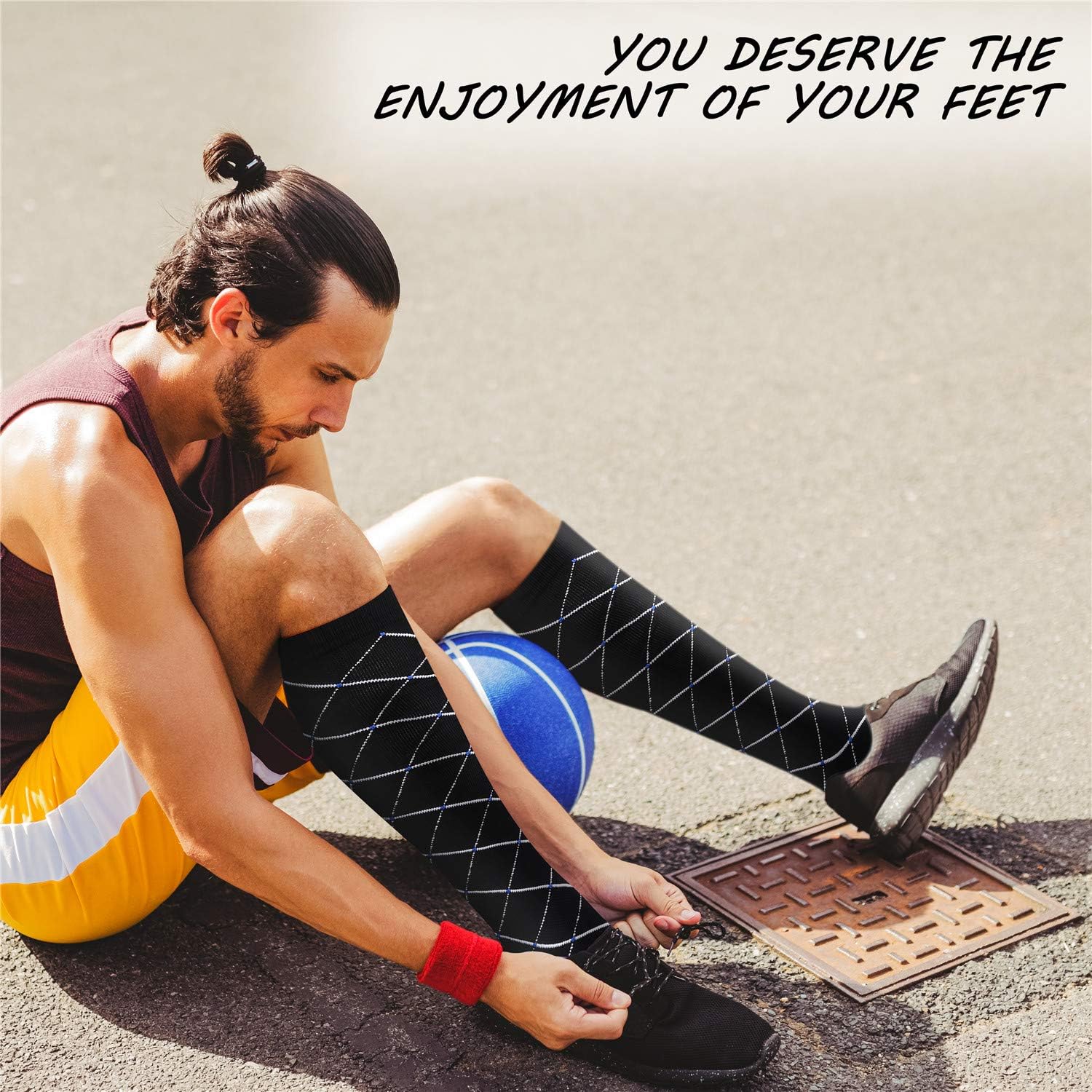 CHARMKING Compression Socks 15-20 mmHg is Best Graduated Athletic & Daily for Men & Women Running, Travel, Mountaineering: Clothing