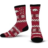 For Bare Feet NCAA Unisex Team Sweater Crew Sock Ncaa Large