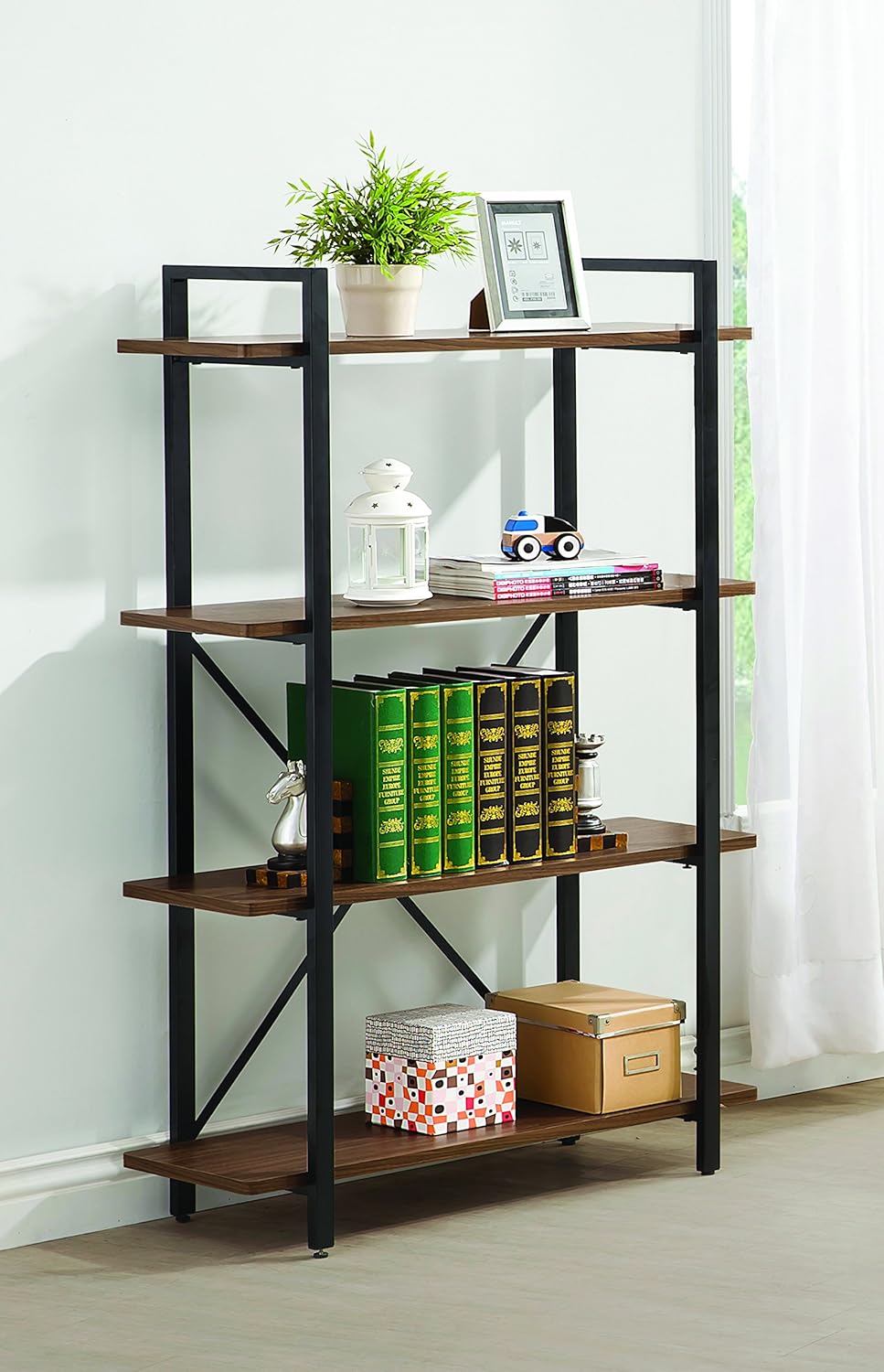 Best Coaster Company Brown Cross-Brace Bar Table