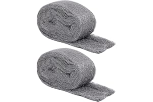 Steel Wool for Mice Control - 2 Pack of 3 in ×10Ft Steel Wool, Gap Filter for House & Garage - Keep Mice Away from Holes，Sidi