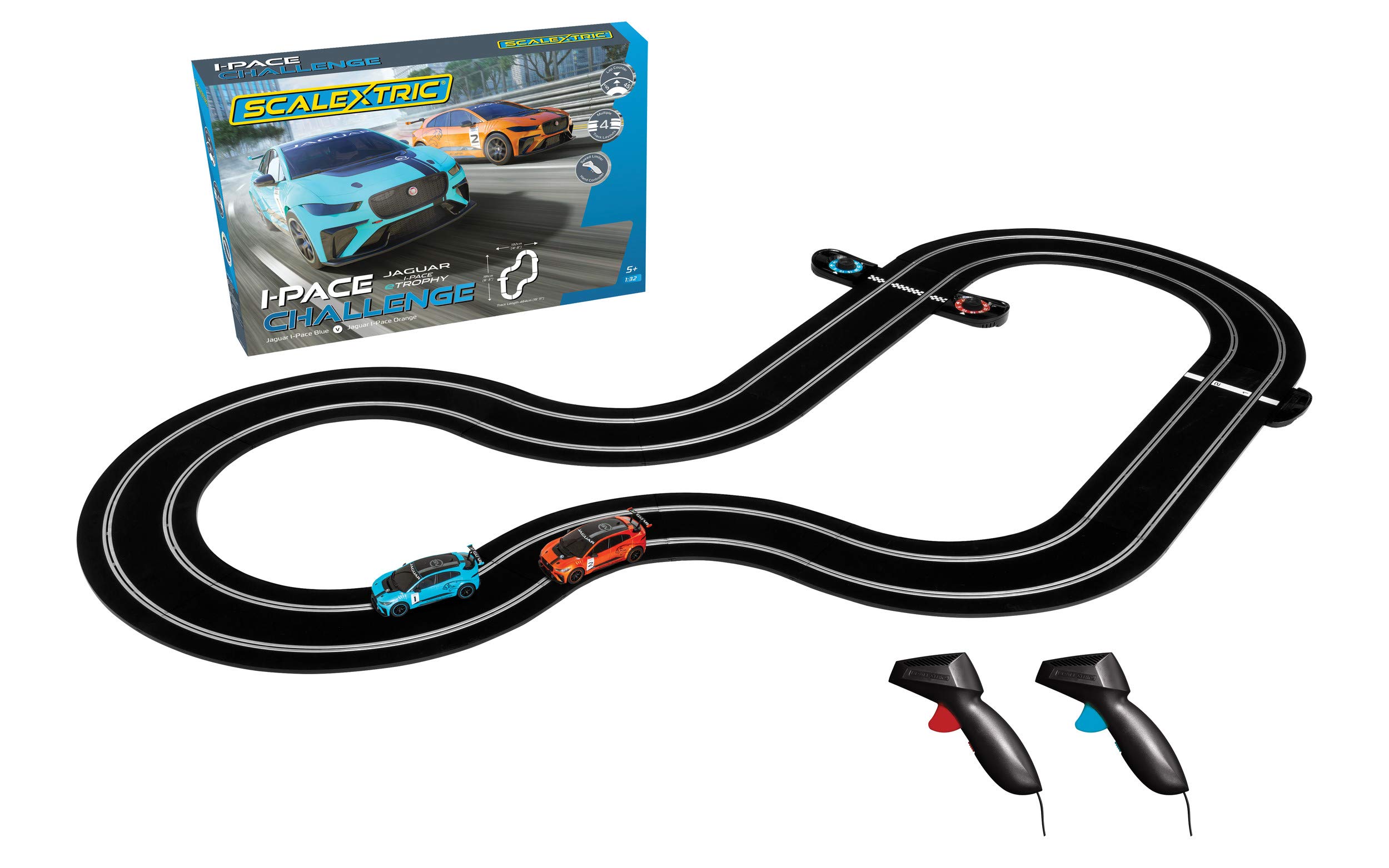 Scalextric C1401 I-Pace Challenge (2 x Jaguar I-Pace) Set - Analogue