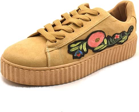 H2K Classic Slip On Lace Up Fashion Sneakers