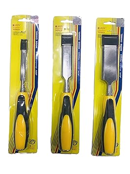 Jon Bhandari Tools Combo of 3 Premium Wood Chisel 13mm (1/2), 25mm (1-1/4), 38mm (1-1/2)