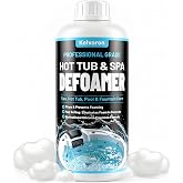 Hot Tub Defoamer 32 oz - Spa Defoamer for Hot Tub, Pool, Fast Remove Foam | Silicone Emulsion, Eco Friendly &amp; Safe Formula for Fountains, Ponds, No Harsh Chemicals, Quickly Eliminates &amp; Prevents Foam