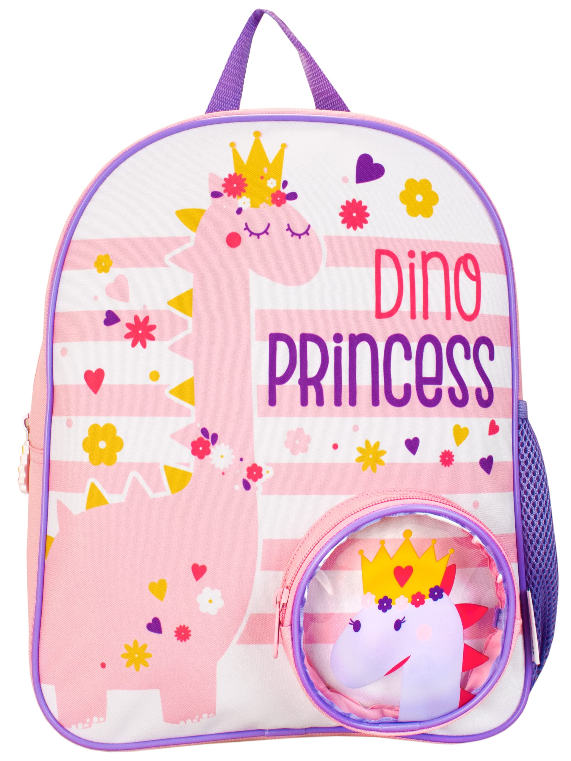 Harry Bear Kids Backpack Pink Dinosaur