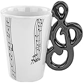 Clef Note Musical Novelty Mug - Fairly Odd Novelties - Fun Coffee Tea Band Gift