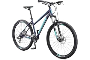 Mongoose Switchback Comp Expert Sport Trail Mountain Bike for Adult Men Women, 16/18/21-Speed Options, 27.5-Inch Wheels, Disc Brakes, Small Medium or Large Aluminum Frames, Hardtail Bicycles