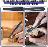 Honoson 20 Pcs Sanding Sticks Set 10 Grits for Plastic Models Wood Car Parts view 4