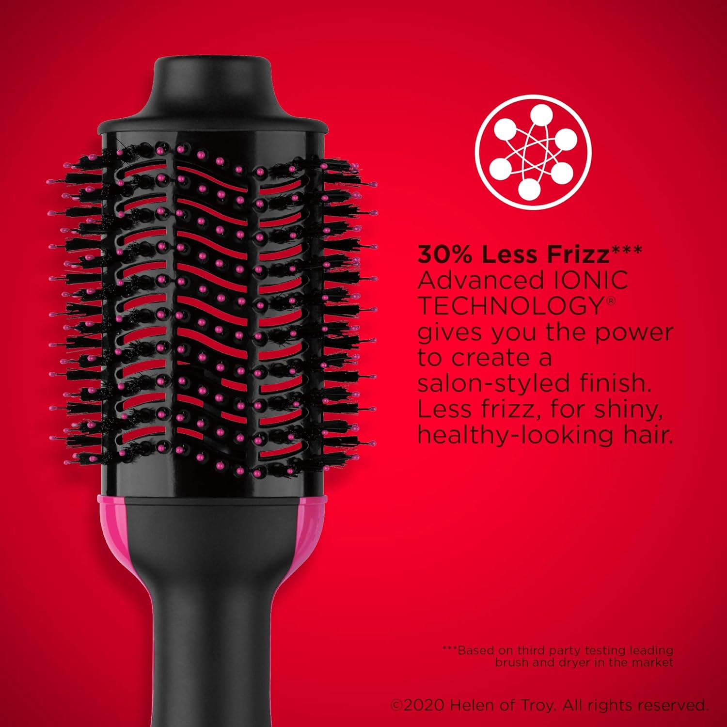 Revlon One-Step Hair Dryer And Volumizer Hot Air Brush, Black, Packaging May Vary : Beauty