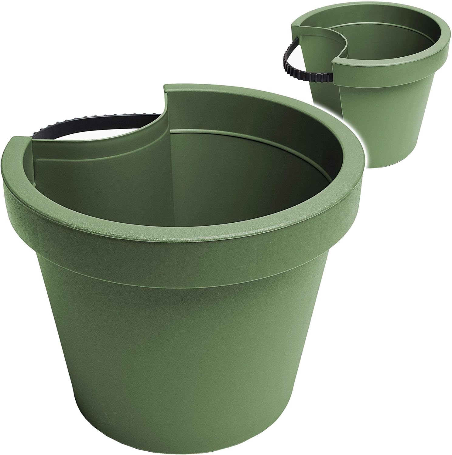 alles-meine.de GmbH Rohr & Stangen - Blumenkasten - dunkelgrün / Oliv
