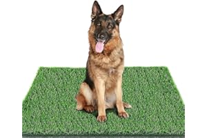 SSRIVER 80 x 100 cm Artificial Grass for Dogs Potty Training Grass Pee Pad for Indoor and Outdoor Pet Grass Pads Patio Lawn D