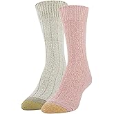 GOLDTOE womens Recycled Soft Cable Crew Socks