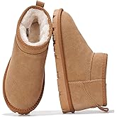 Project Cloud 100% Genuine Leather Ankle Boots for Women – Water Resistant Womens Boots with Memory Foam Insole – Comfortable Fall Shoes for Women 2026 (Hikey)